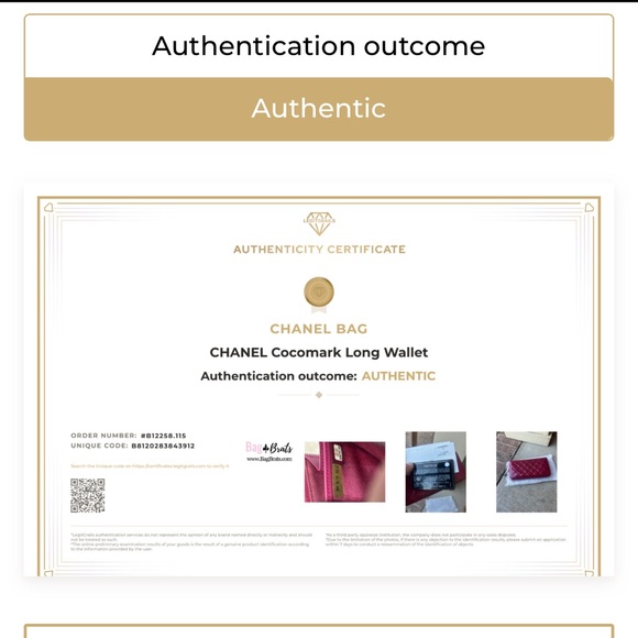 💯Authentic Chanel deep raspberry pink long wallet 💗💗 with authenticity cert. - Picture 8 of 15